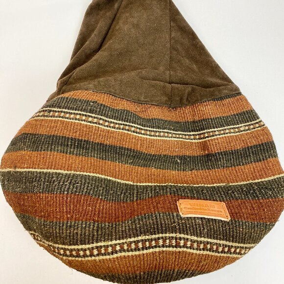 Handbags - NWOT Kenyan Baobab Suede Leather Backpack Large